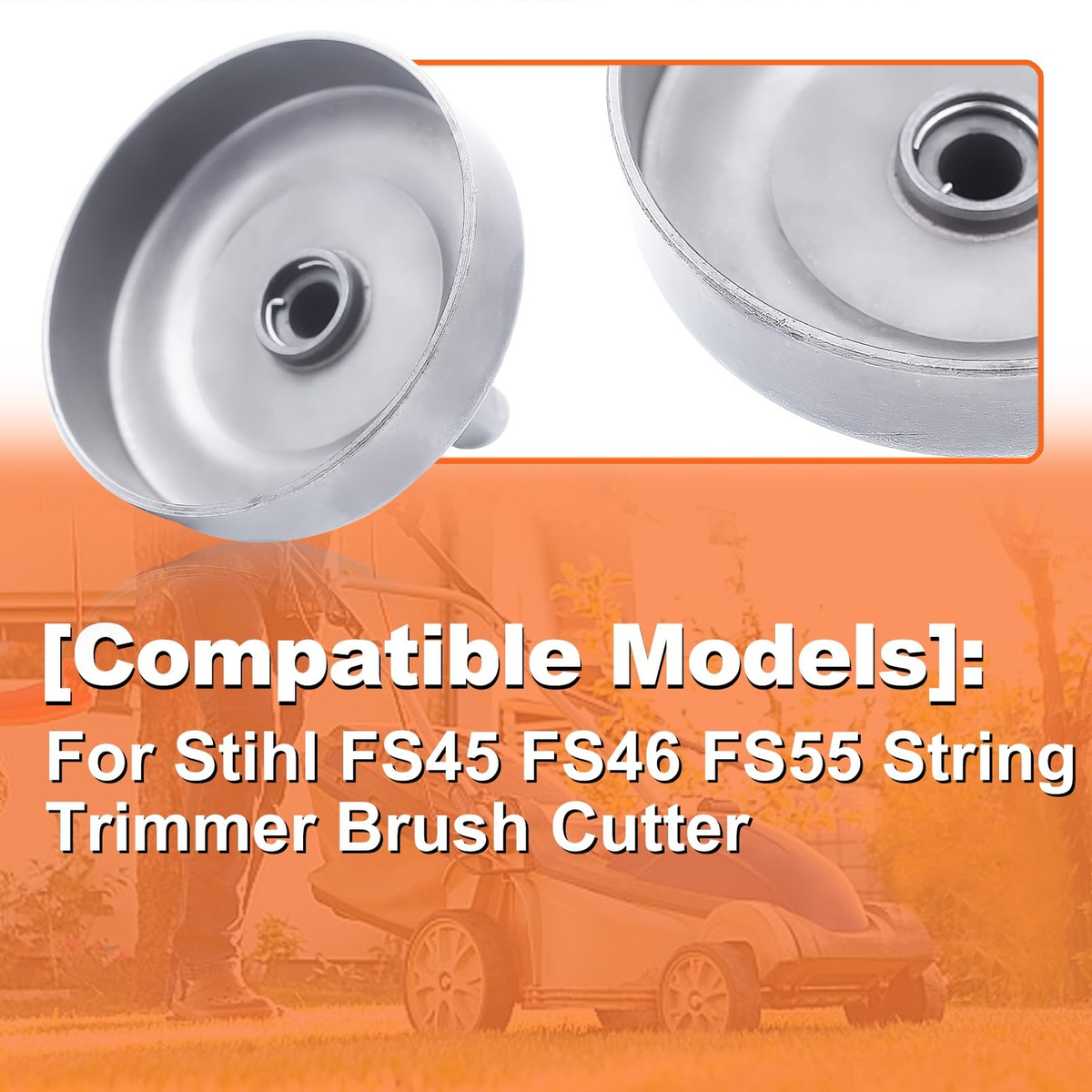 Clutch Assembly Clutch Drum Kit Compatible with Stihl FS56C FS70R Trimmer Edger Parts