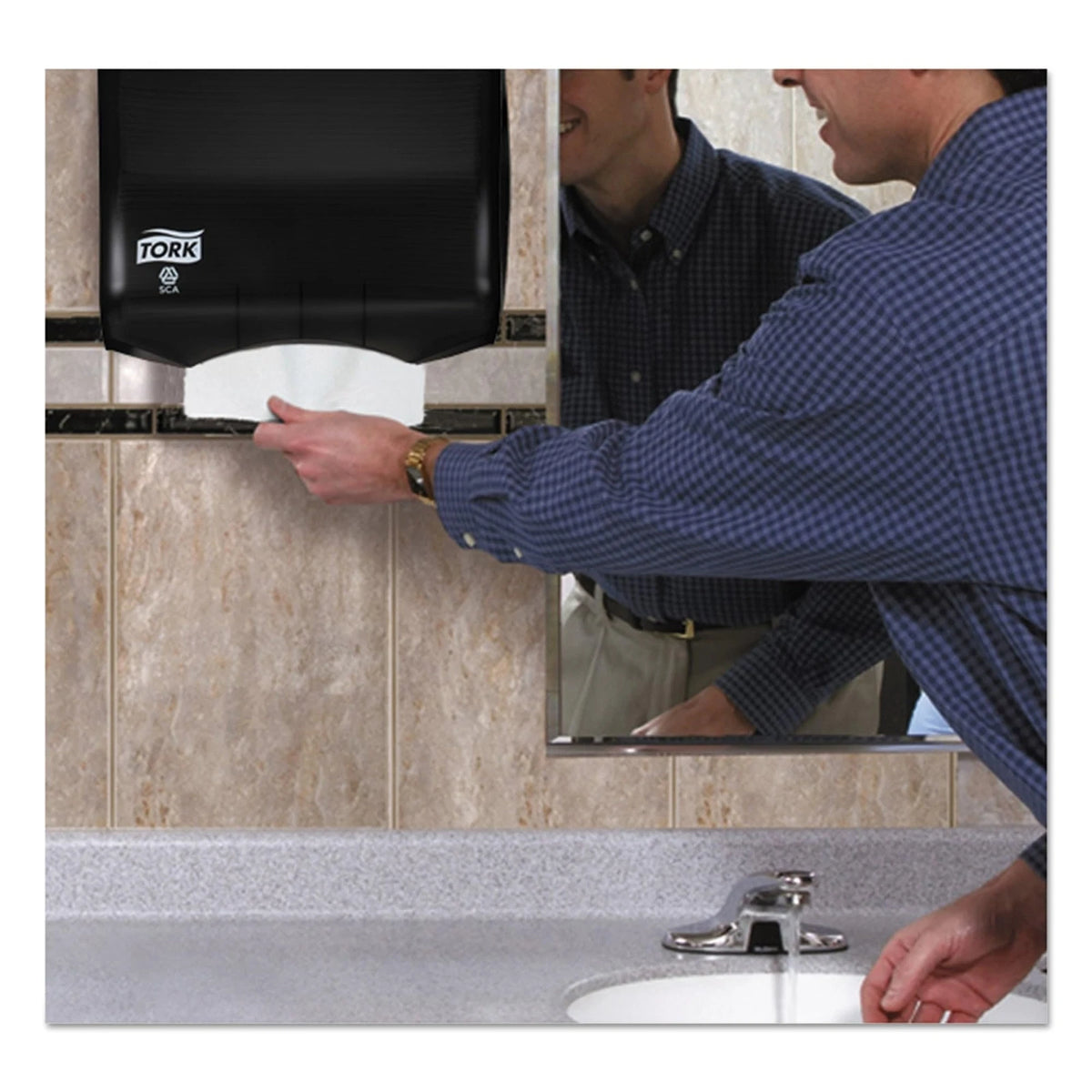 Tork Universal Multifold Paper Towels | 4,000 Count | 1-Ply White Recycled | Eco-Friendly
