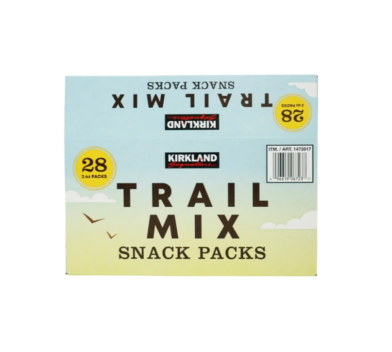 Kirkland Signature Trail Mix Snack Packs, 2 oz, 28-count