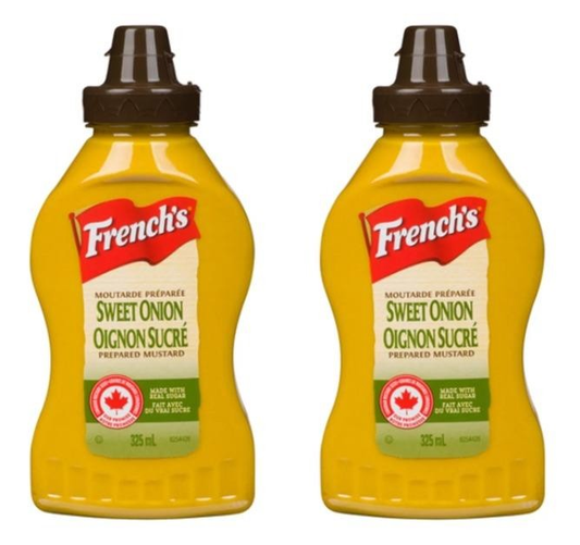French's Sweet Onion Mustard – Sweet & Tangy Gourmet Mustard Condiment