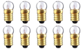 Pack of 10 G3½ Miniature Incandescent Light Bulbs | E10 Screw Base | 12V 2.4W | Warm White | FREE SHIPPING 💡