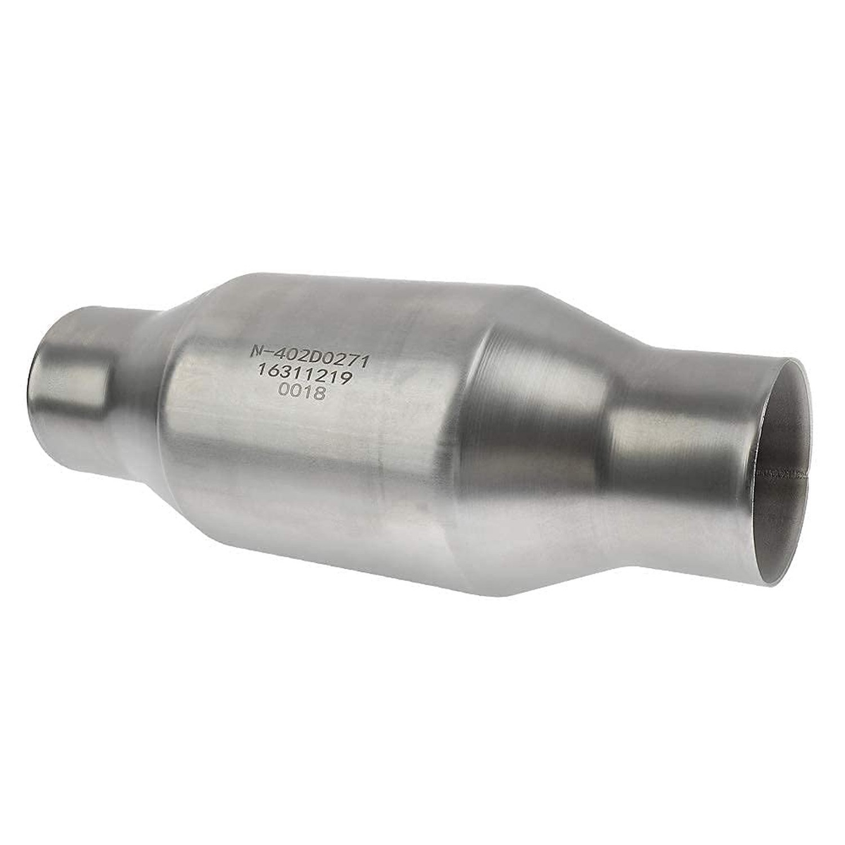 MAYASAF 2.5" Inlet/Outlet Universal Catalytic Converter, with O2 Port【EPA Com...
