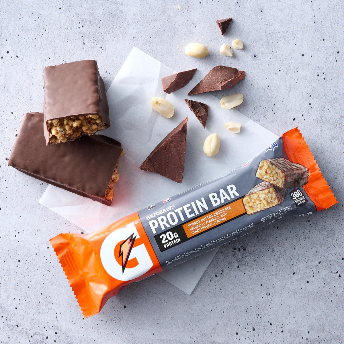 Gatorade Whey Protein Recover Bars Peanut Butter Chocolate | 12-Pack | 20g Protein Each | FREE SHIPPING 🥜🍫💪