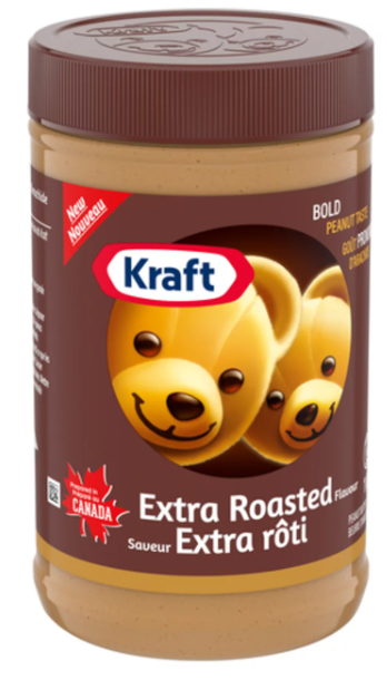Kraft Peanut Butter Extra Roasted Flavour 1kg (2 Pack) – Rich Roasted Peanut Taste