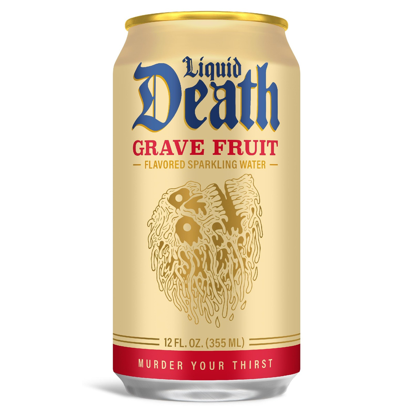 Liquid Death Soda-Flavored Sparkling Water - Grave 12 Fl Oz (Pack of 12)