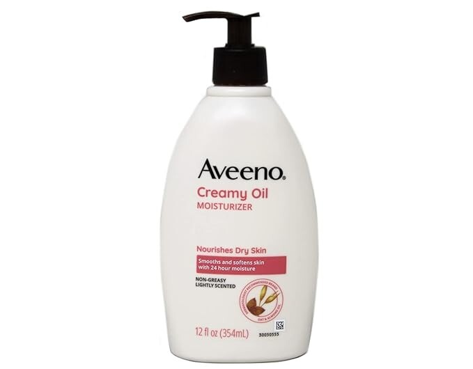Aveeno Creamy Oil Moisturizer, Dry Skin, Almond Oil & Oat, 354ml - FREE SHIPPING