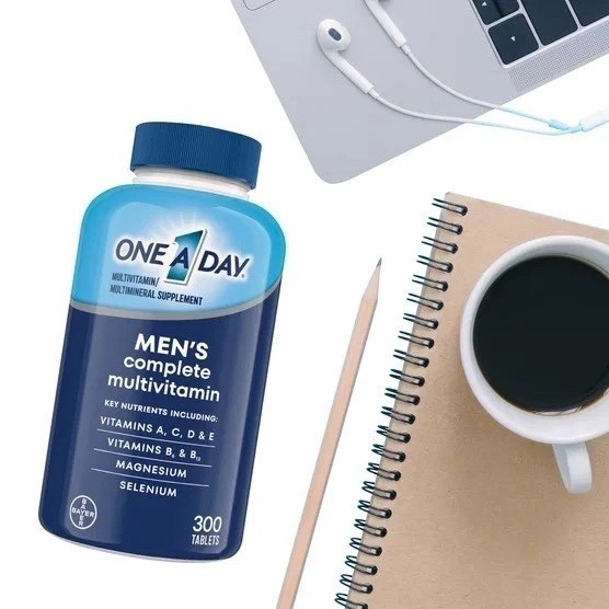 One A Day Men's Complete Multivitamin 300 Tablets Energy Immune Heart Health