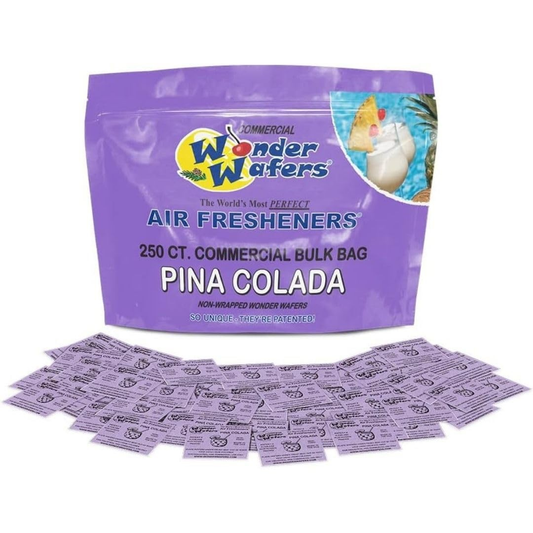 Wonder Wafers Pina Colada Air Freshener 250 Unwrapped Wafers Car Auto Detail Pro