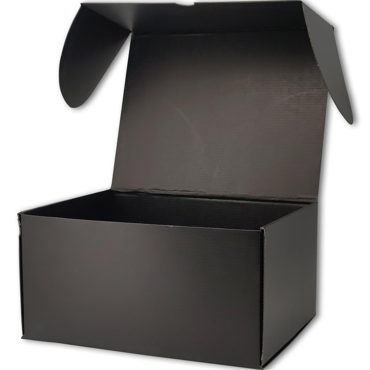 12x8x6 Black Shipping Boxes | 15-Pack Corrugated Cardboard Mailer Boxes | Small Business Packaging | FREE SHIPPING 📦🖤