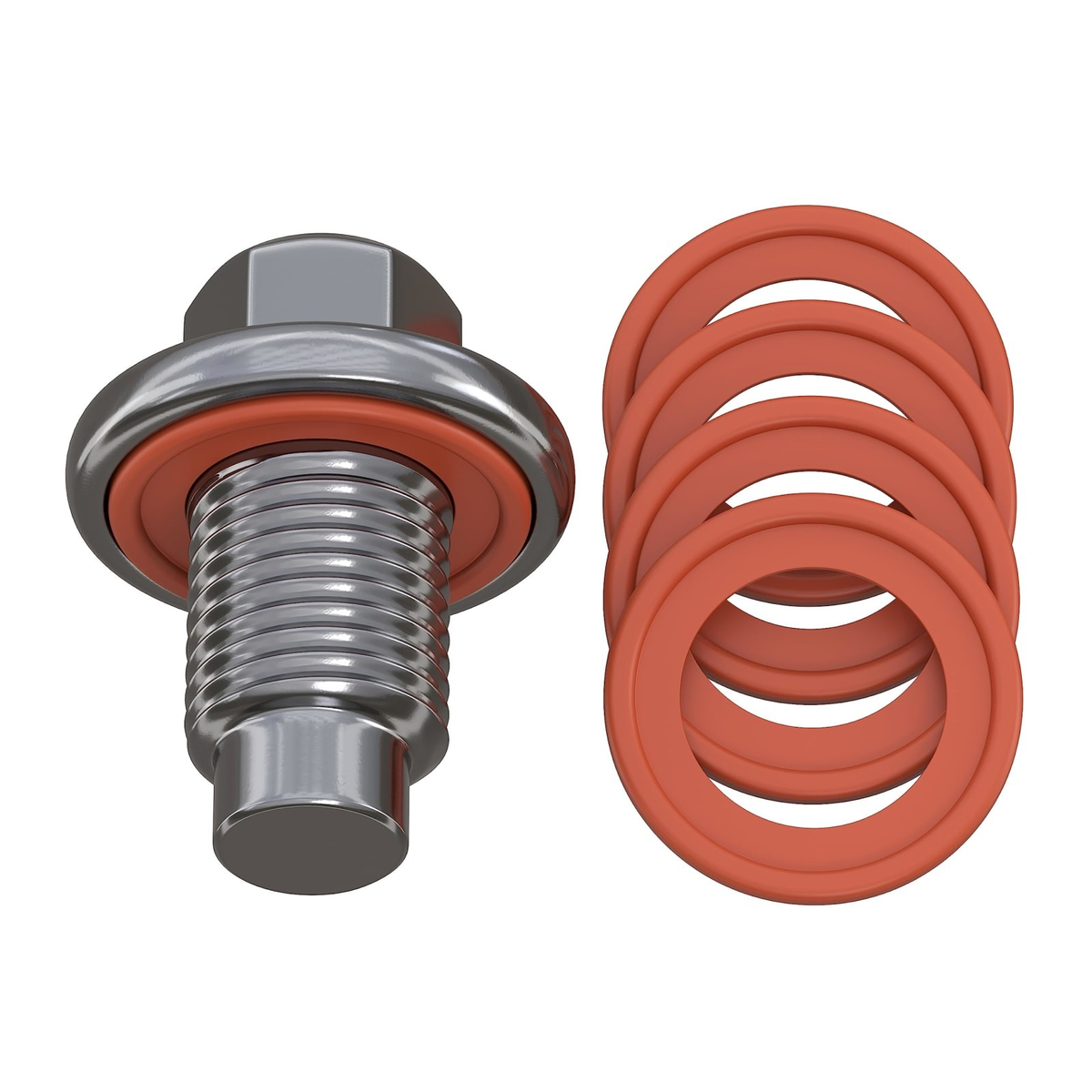3-Pack M14x1.5 Oil Drain Plugs 6507741AA | Chrysler Dodge Jeep Ram | With Gaskets | FREE SHIPPING 🔧🚗