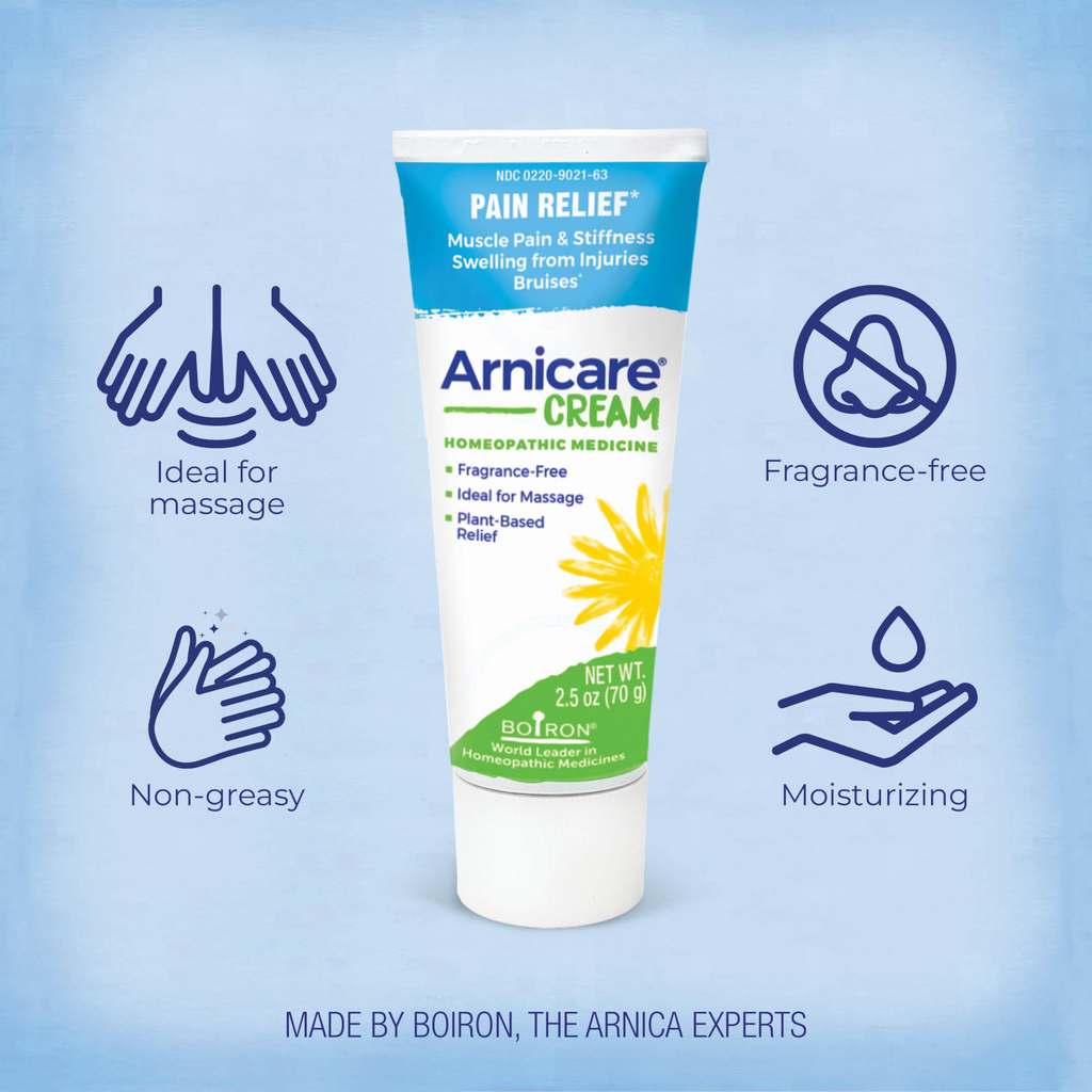 Boiron Arnica Cream 25 Ounce Natural Pain Relief for Muscle Aches and Bruises