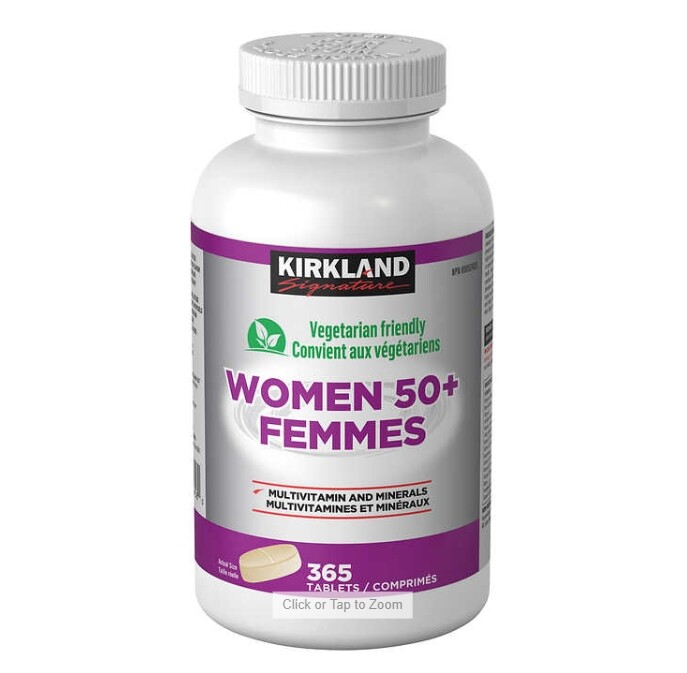 Kirkland Signature Women 50+ Multivitamin, 365 Tablets