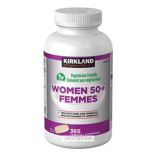 Kirkland Signature Women 50+ Multivitamin, 365 Tablets