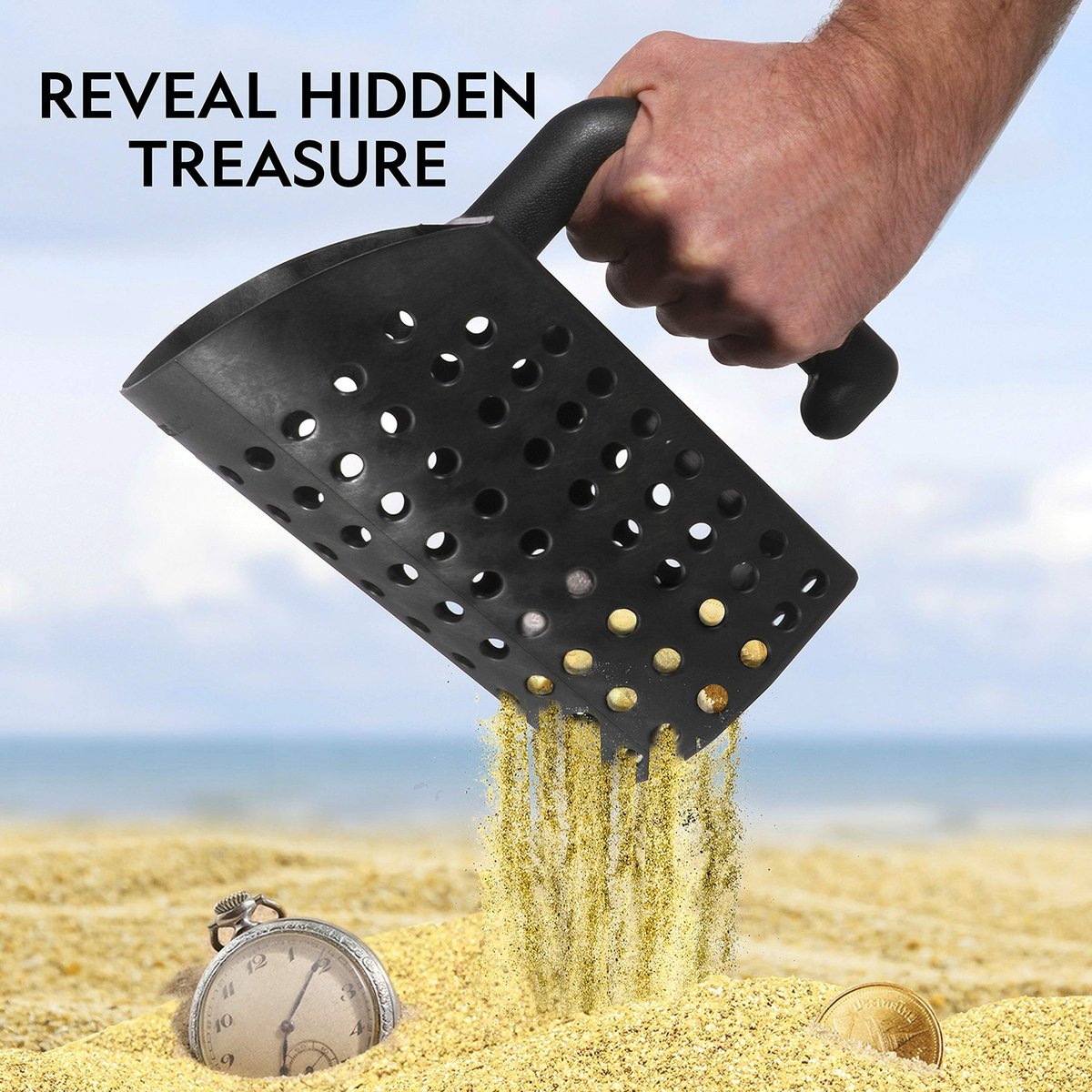NATIONAL GEOGRAPHIC Sand Scoop and Shovel Accessories for Metal Detecting and