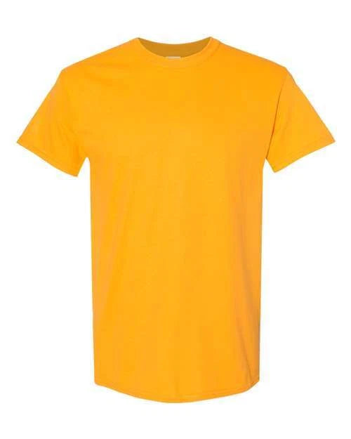 Bulk Lot Gildan Men Heavy Cotton  Short Sleeves T-Shirt 5000 S-XL PACK OF 5