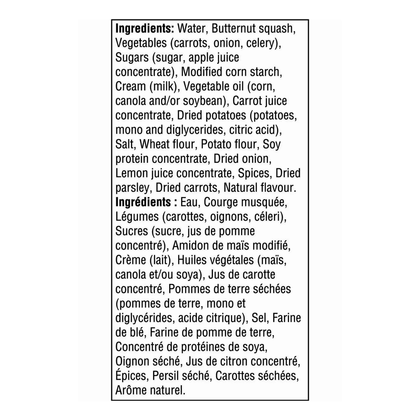 Campbell's Butternut Squash Soup Ready to Serve 510 ml (17.2 fl oz)