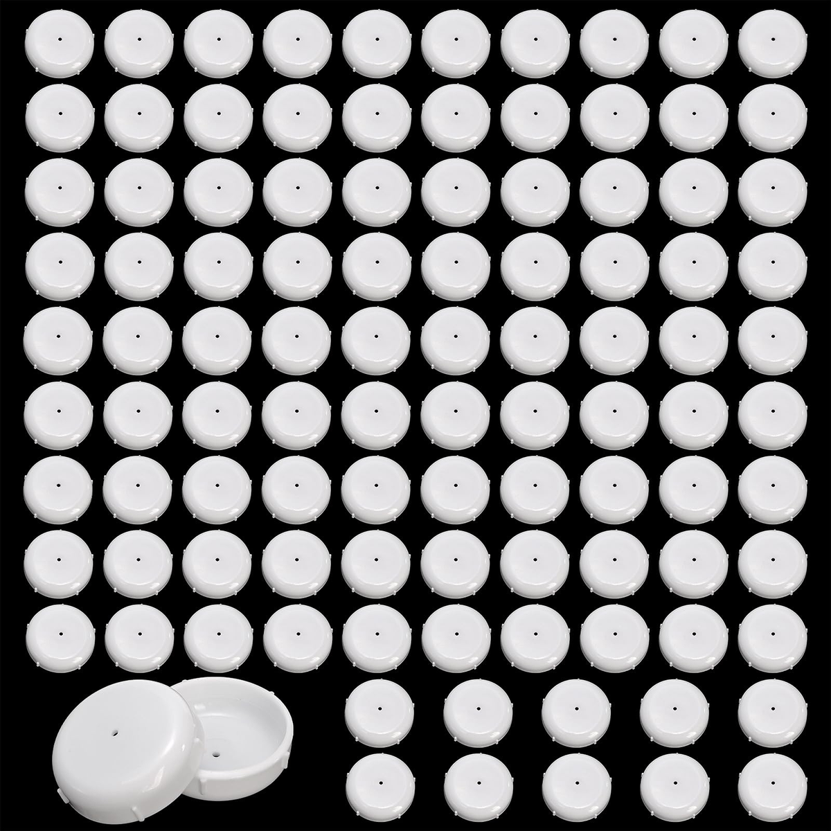 100 Pack 1.5" Patio Furniture Feet Caps | Plastic Chair Leg Glides for Metal Chairs & Tables | FREE SHIPPING 🪑🌿