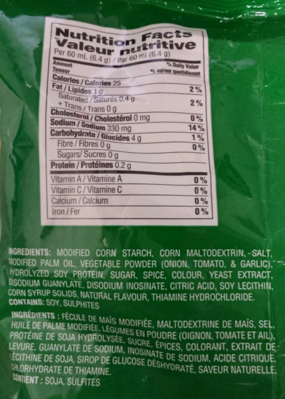 Knorr Poutine Gravy Mix 430g bag 66 servings 4 Litres