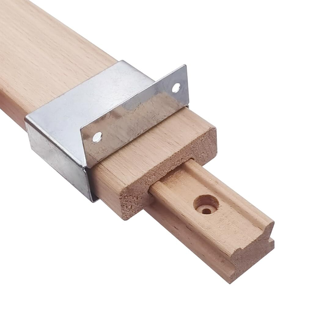 Btibpse Wooden Drawer Slides 16 Inches Classic Wood Center Guide Track