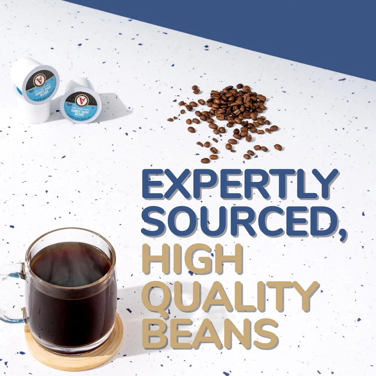 Victor Allen Seattle Dark Roast Coffee Pods 42 Count Single Serve K Cups