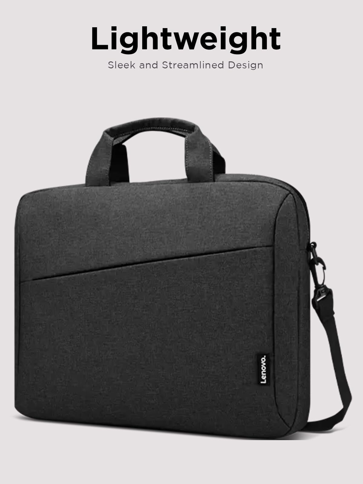 Lenovo T210 15.6 Inch Black Laptop Messenger Bag Water Repellent Design