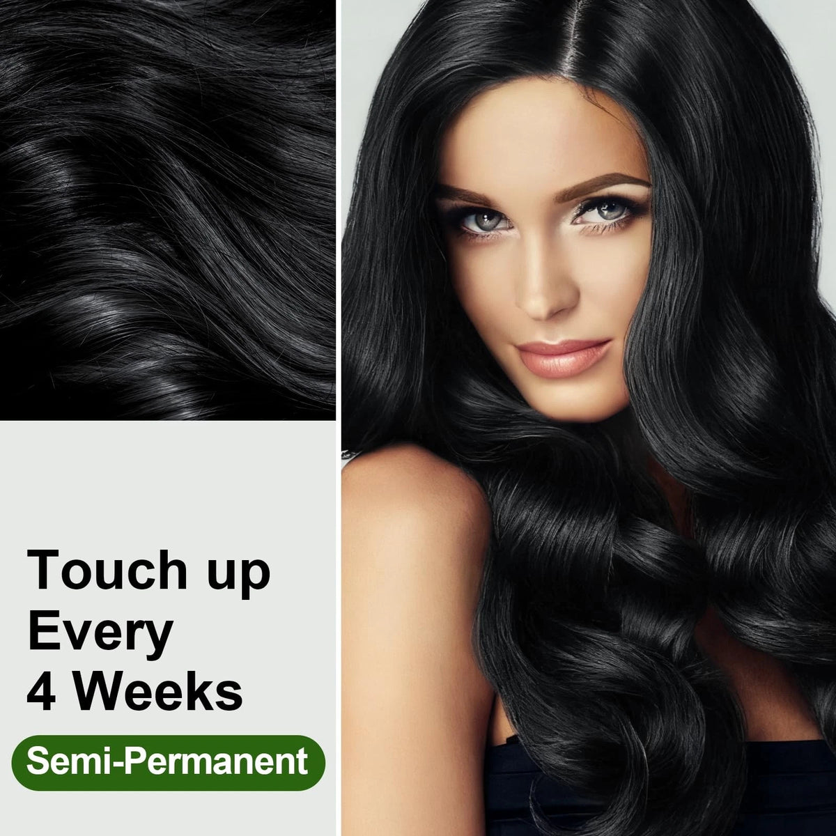 Limer Natural Black Hair Dye Shampoo | 3-in-1 Gray Coverage Hair Color | Ammonia-Free | 460 mL | FREE SHIPPING 🖤