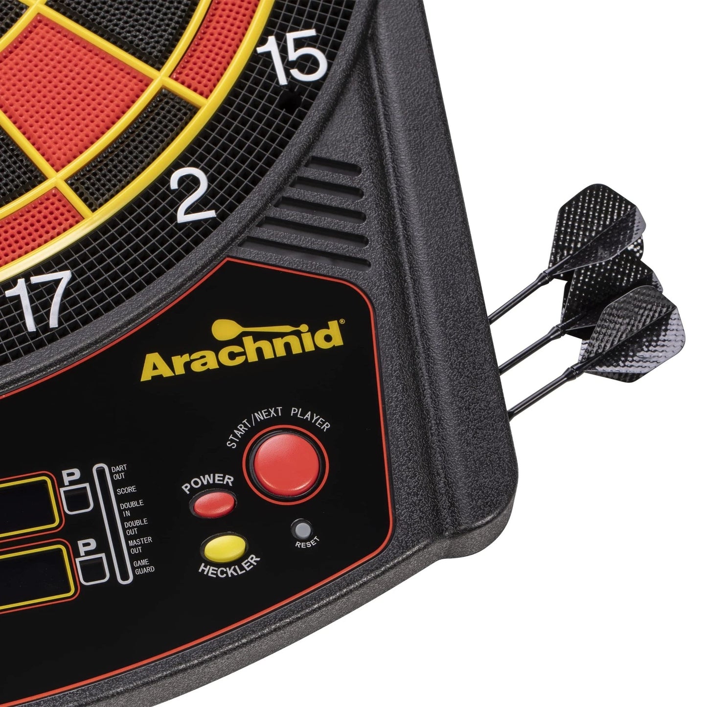 Arachnid Cricket Pro 450 Electronic Dartboard Black/Red – 31 Games & 178 Variations