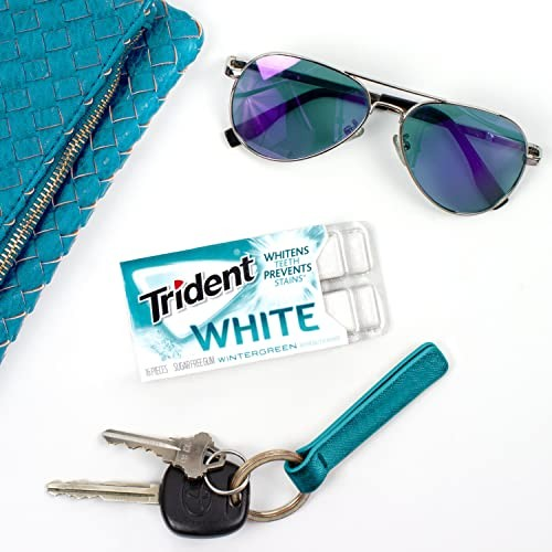Trident White Wintergreen Sugar Free Gum | 16 Packs x 9 Pieces | 144 Total Pieces | Teeth Whitening Gum | FREE SHIPPING 🌿🦷