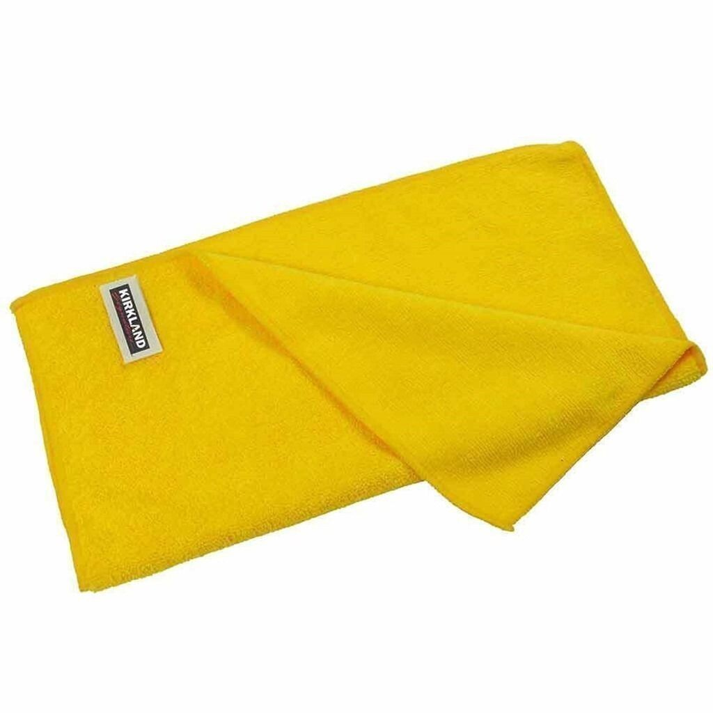 Kirkland Signature Ultra Microfiber Towels 36 Count | 16 x 16 in Auto & Home Cleaning Cloths