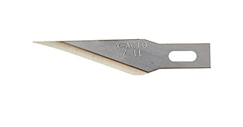 2-PACK - X-ACTO Z Series Light-Weight Replacement Blade, No 11, 4-7/8 in L, S...
