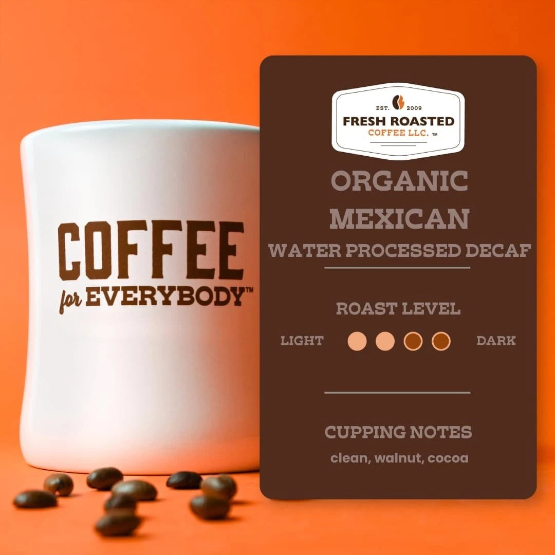 Fresh Roasted Organic Mexican Water-Processed Decaf K-Cup Pods | Keurig Compatible | FREE SHIPPING