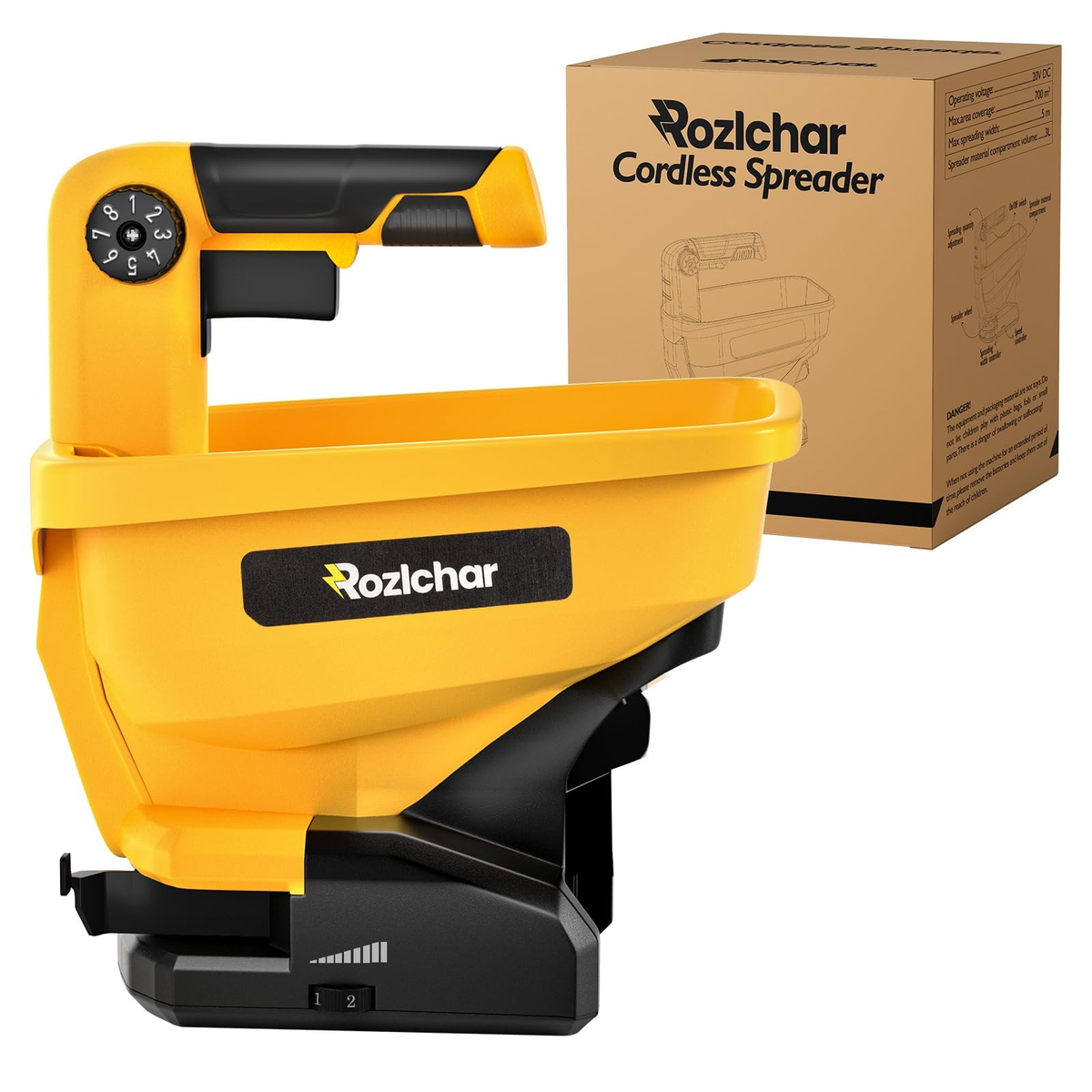 Power Spreader for Dewalt 20V/60V Battery, Covers 5,000 sq. ft. Tool Only