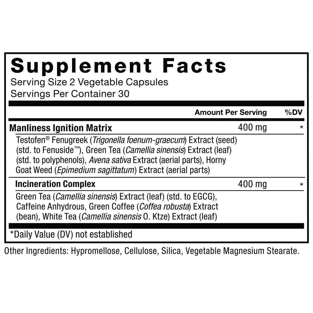Force Factor Test X180 Ignite Total Testosterone Booster for Men with Fenugre...