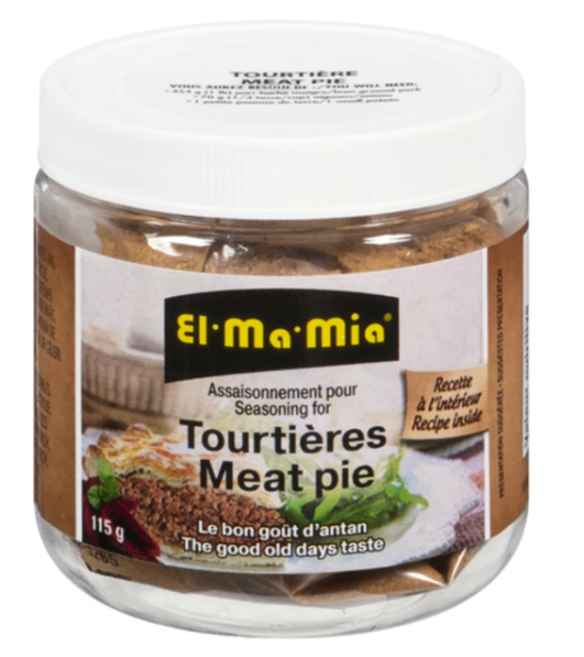 El-Ma-Mia Meat Pie Spice Mix | Seasoning Blend 115g | Canadian Favorite | FREE SHIPPING