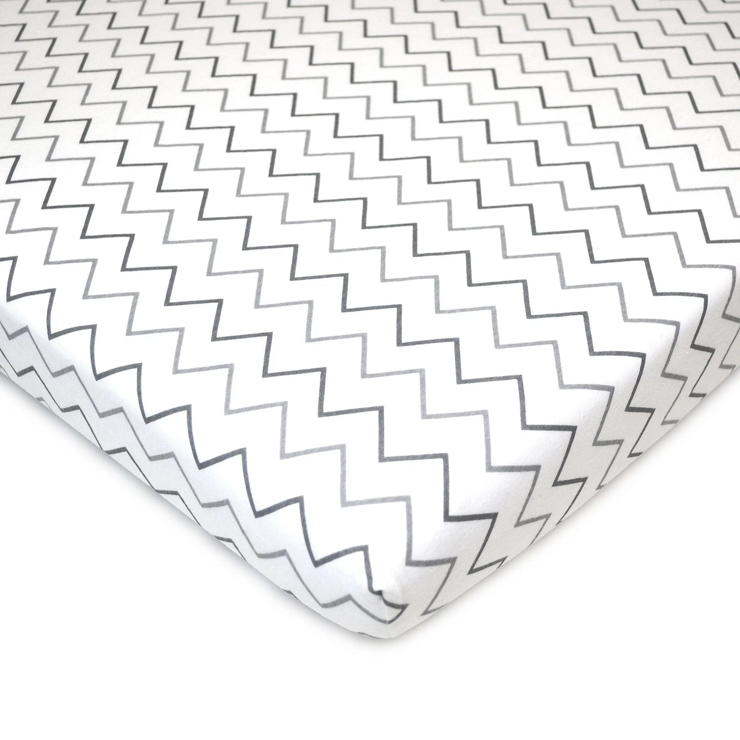 TL Care 2 Pack Printed 100% Natural Cotton Jersey Knit Fitted Portable/Mini-Crib