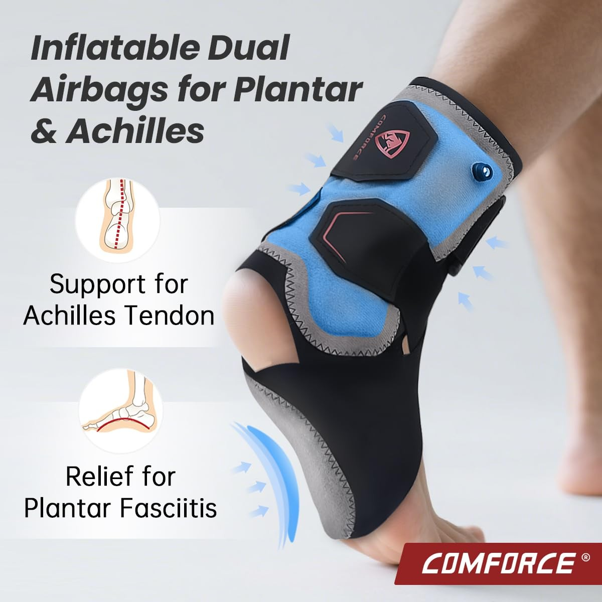 Plantar Fasciitis Ankle Support with Airbag for Heel Pain Relief  Recovery