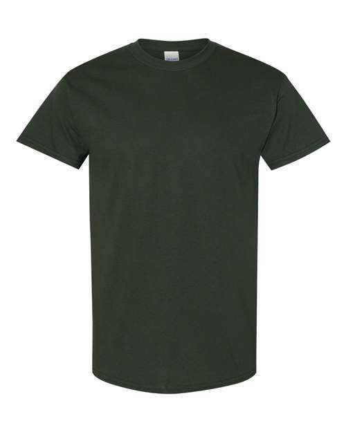 Bulk Lot Gildan Men Heavy Cotton  Short Sleeves T-Shirt 5000 S-XL PACK OF 5