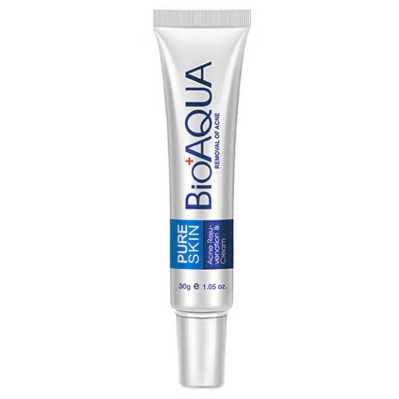 BIOAQUA Acne Scar Removal Cream – Pore Minimizing Brightening Facial Treatment | Free ShippingCrema De Acné Removedor De Cicatrices Poros Blanqueadora Piel Facial Tratamiento