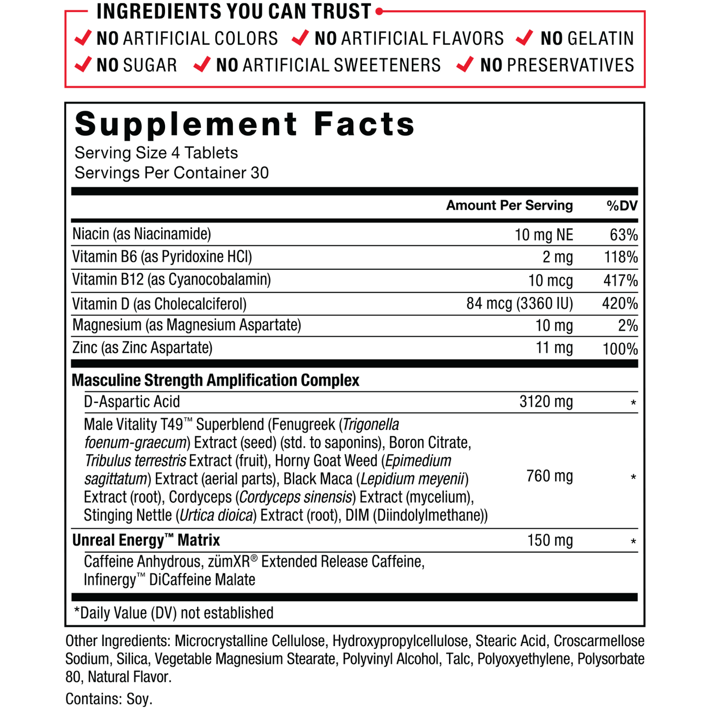 Force Factor Test X180 Boost Testosterone Booster for Men – Energy, Strength & Male Vitality, 120 Tablets
