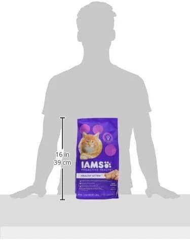 IAMS PROACTIVE HEALTH HEALTHY KITTEN Dry Cat Food with Fish Oil Chicken 3.5-Lbs