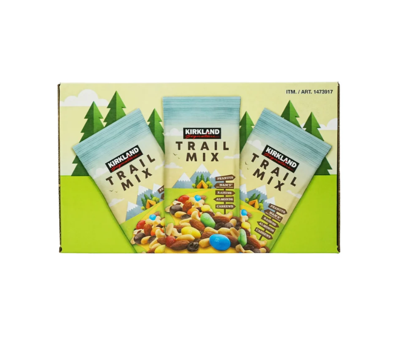 Kirkland Signature Trail Mix Snack Packs, 2 oz, 28-count