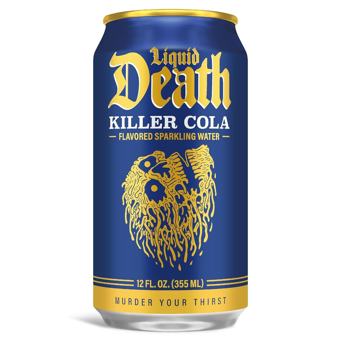 Liquid Death Sparkling Water Killer Cola Liquid Death Soda-Flavored Less Sugar