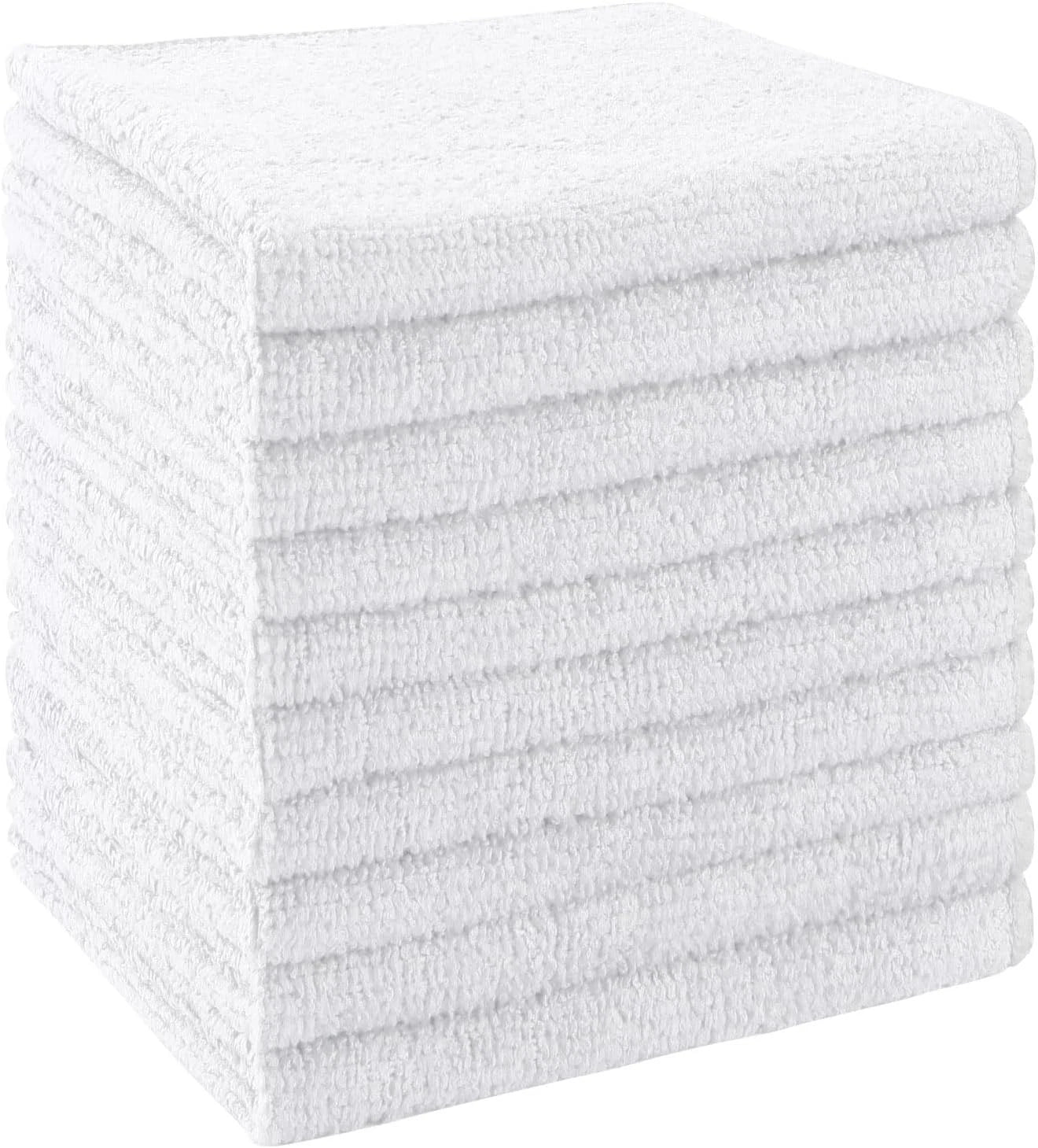 Washcloths Bulk 100 Pack Face Towels 12" x 12" Highly Soft Wash Cloths & Hand