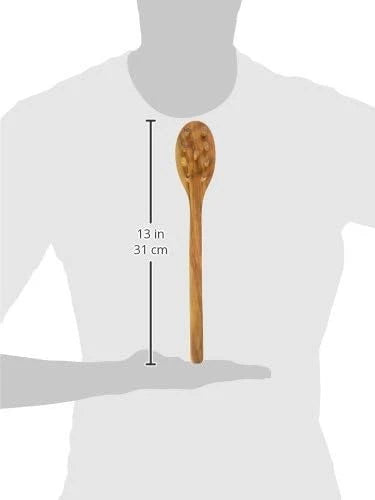 Eddington Italian Olive Wood Pasta Server – Handcrafted in Europe – 12 Inch – Free Shipping