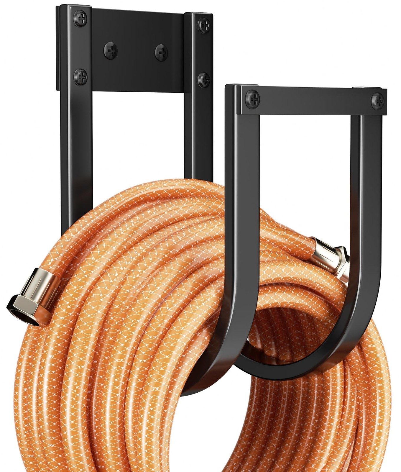 Garden Hose Holder Wall Mount – Durable Metal Water Hose Hanger for Outdoor Storage
