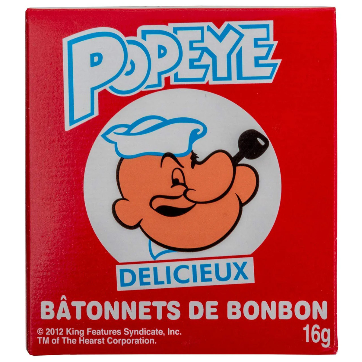 POPEYE Candy STICKS 16g per box 48ct
