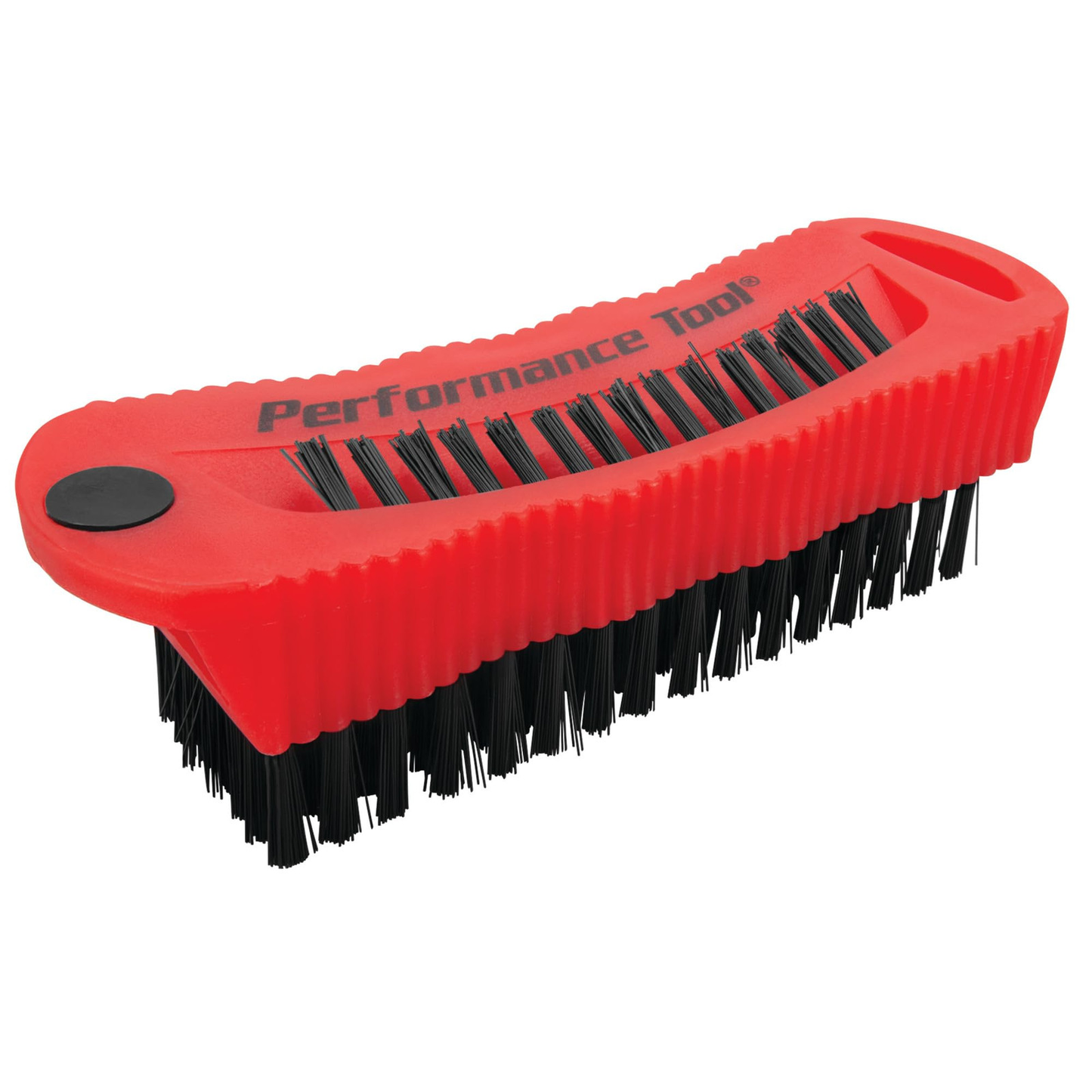 Ergonomic Nylon Bristle Fingernail Brush with Magnet for Nail & Hand Cleaning