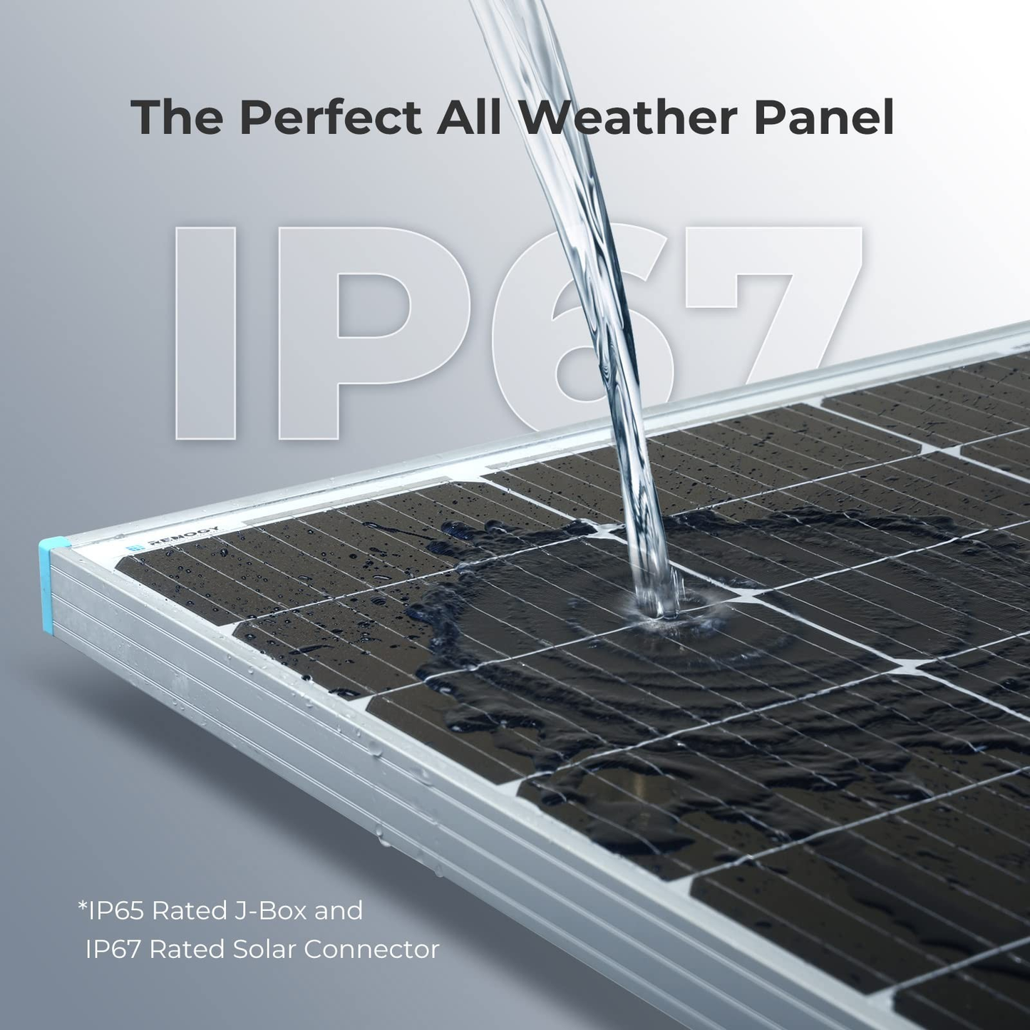 Renogy Solar Panel 100 Watt 12 Volt, High-Efficiency Monocrystalline PV Modul...