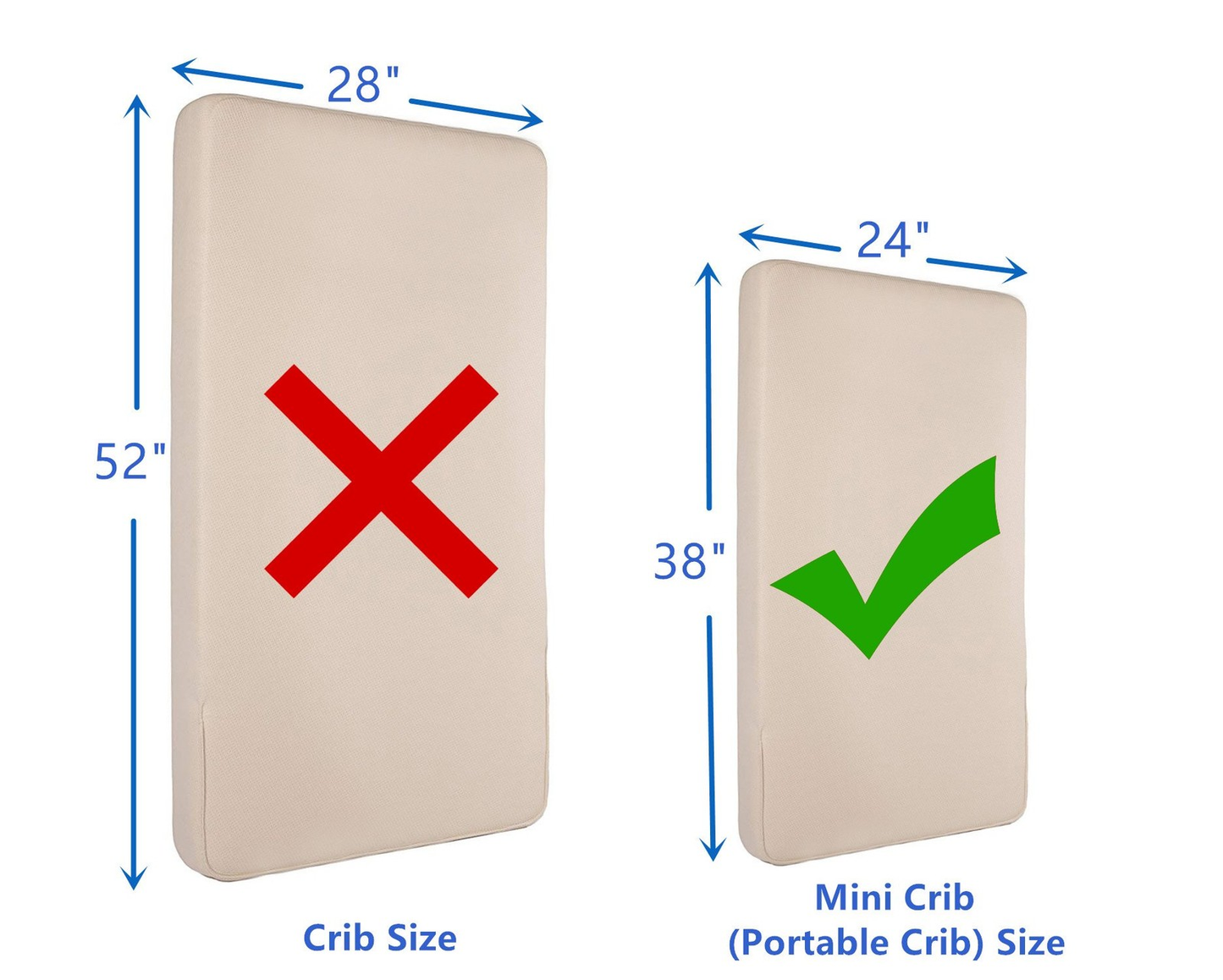 TL Care 2 Pack Printed 100% Natural Cotton Jersey Knit Fitted Portable/Mini-Crib