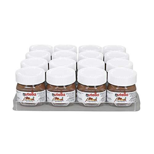 Nutella Hazelnut Spread with Cocoa Pack of 64 Mini 0.88 Oz Glass Jars